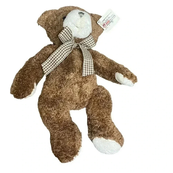 March of Dimes Bean Bag for Babies Vintage 2003 Brown Teddy Bear Plush - Picture 3 of 12